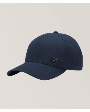 BOSS Zed Cotton Twill Baseball Cap - Blue