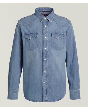 Ralph Lauren Denim Western Shirt - Blue