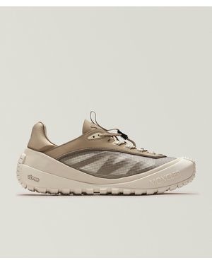 Moncler Trailgrip Lp Suede & Nubuck Sneakers - Natural