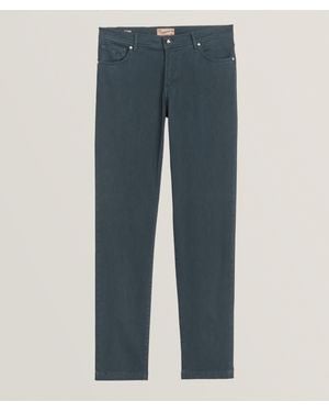 Marco Pescarolo Stretch Cotton Neramon Pants - Blue