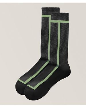Marcoliani Tennis Court Pima Sneaker Socks - Green