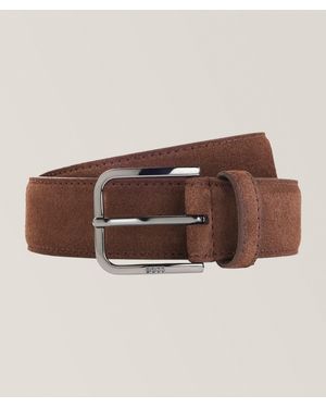 BOSS Madison Leather Belt - Brown