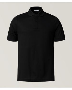 Eton Cotton Piquã Polo - Black