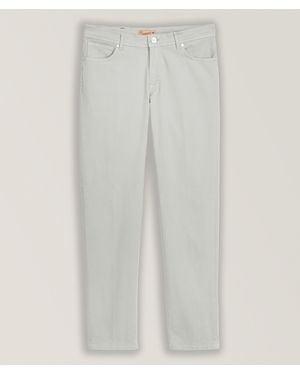 Marco Pescarolo Nerano Cotton-Blend Five-Pocket Pants - White