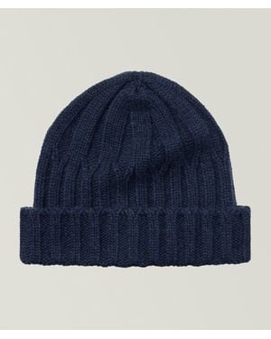 Gran Sasso Cable-Knit Cashmere Toque - Blue