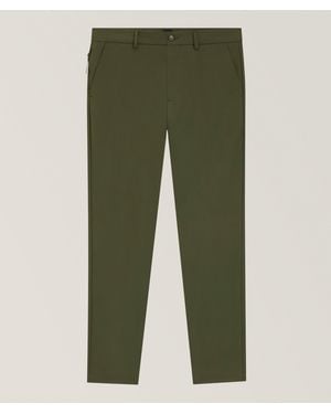 BOSS Slim-Fit Kaiton Stretch-Cotton Pants - Green