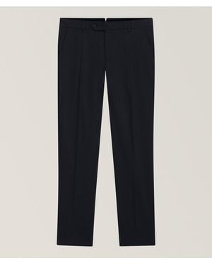 BOSS Perin Tapered Canvas Dress Pants - Blue