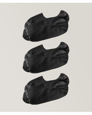 Marcoliani 3-Pack Invisible Touch Original Socks - Black