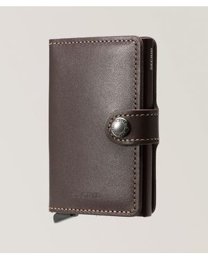 Secrid Original Leather Miniwallet - Grey