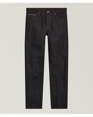 Nudie Jeans Steady Eddie Ii Regular Tapered Jeans - Black