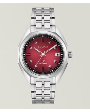 Bulova 1973 Jet Star Stainless Steel Watch - Grey