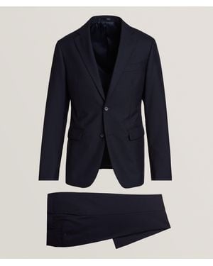Harold Virgin Wool Suit - Blue