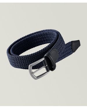 Anderson's Stretch Woven Belt - Blue