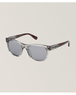 Brunello Cucinelli Two-Tone Square Sunglasses - Metallic