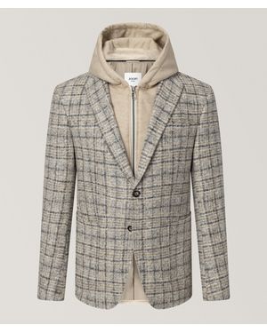 Joop! Huntsville Hooded-Bib Sport Jacket - Grey