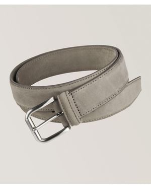 Anderson's Nubuck Leather Belt - Metallic