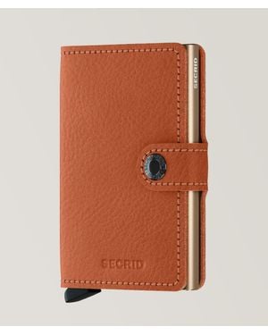 Secrid Vegetable-Tanned Leather Miniwallet - Brown