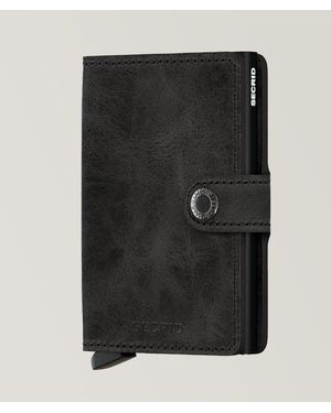 Secrid Vintage Leather Miniwallet - Black
