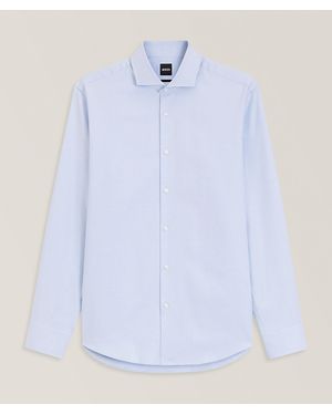 BOSS Regular-Fit Cotton Dress Shirt - White