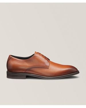 BOSS Derrek Leather Derbies - Brown