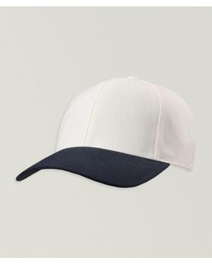 Varsity Headwear Linen Baseball Cap - Blue