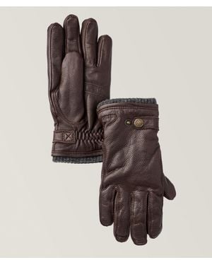 Hestra Utsjã¶ Elk Leather Gloves - Brown