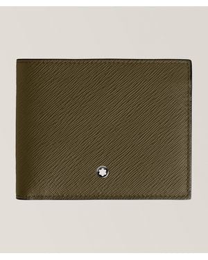 Montblanc Sartorial Leather 6Cc Bifold Wallet - Green