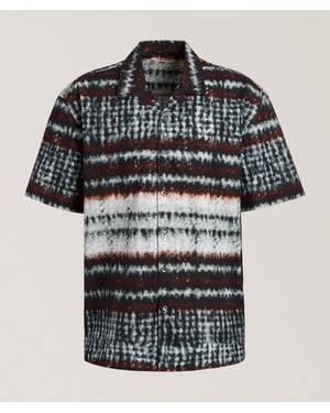 Neuw Carmine Digital Plaid Printed Shirt - Black