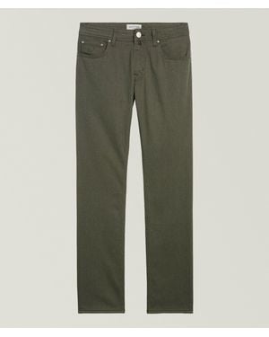Jacob Cohen Bard Overdyed Slim-Fit Jeans - Green