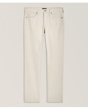 PAIGE Lennox Five-Pocket Twill Pants - Natural