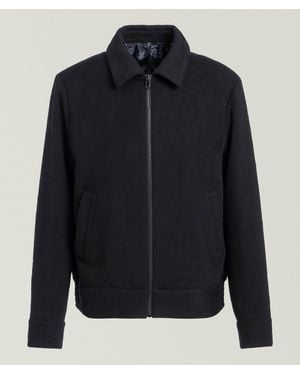 Etro Jacquard Paisley Wool Chore Jacket - Blue