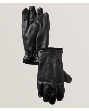 Hestra John Touchscreen-Compatible Hairsheep Gloves - Black