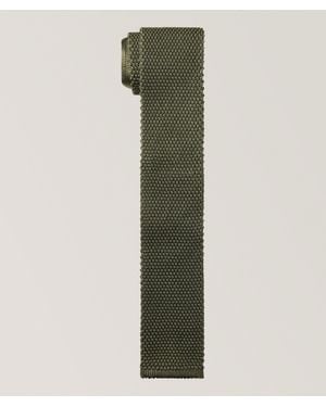 Brunello Cucinelli Silk Knit Tie - Green