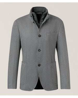 Joop! Removable Bib Jersey Sport Jacket - Grey