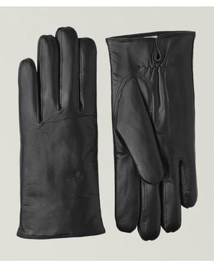 Hestra Hairsheep Leather & Cashmere Gloves - Black