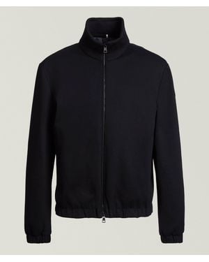 Moncler Simorre Cotton Jersey Jacket - Blue