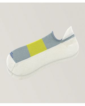 Marcoliani Pima Cotton-Blend Invisible Sneaker Socks - Metallic
