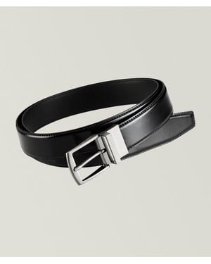 Giorgio Armani Patent Leather Belt - Black