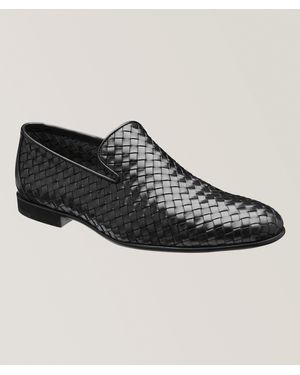 To Boot New York Foley Woven Leather Loafers - Black