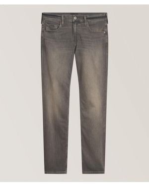PAIGE Normandie Transcend Straight Jeans - Grey