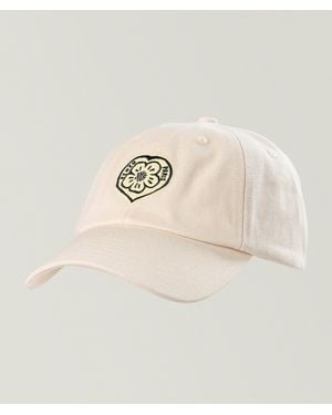 KENZO Boke Heart Cotton Baseball Cap - Natural