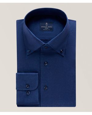 Emanuel Berg Premium Luxury Yoga Cashmere Touch Shirt - Blue