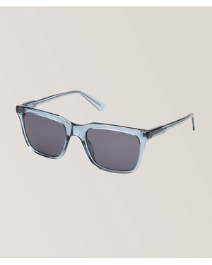 Gucci Translucent Rectangle Sunglasses - Blue