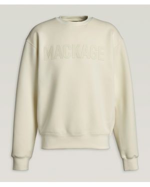 Mackage Julius Double-Face Jersey Sweatshirt - Natural