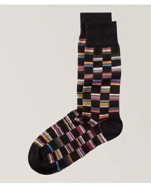 Paul Smith Laurel Multistripe Socks - Black