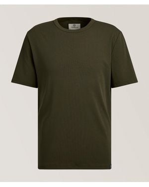 Camplin Stretch-Cotton Crewneck T-Shirt - Green