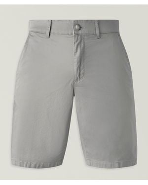 Brax Bozen Ultralight Cotton-Blend Chino Shorts - Grey