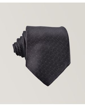Dion Lee Polka Dot Silk Tie - Blue