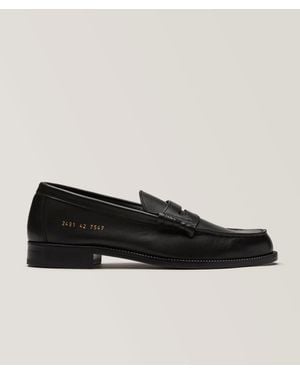 Common Projects Leather Penny Loafers - Black