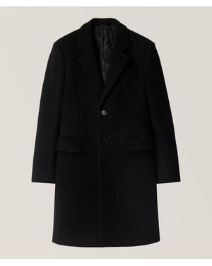 Burberry Wool Tailored Coat - Black